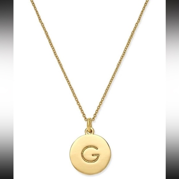 kate spade Jewelry - Kate Spade New York Initial Pendant Necklace G gold